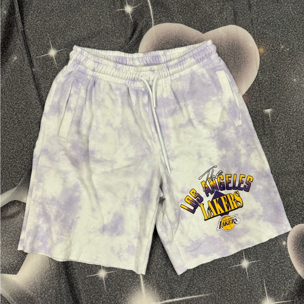 Laker shorts tie dye size Medium